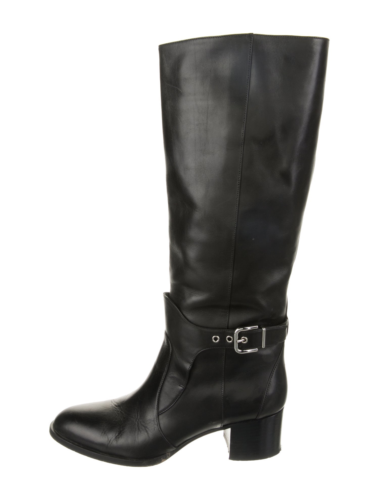 Gianvito Rossi Leather Riding Boots