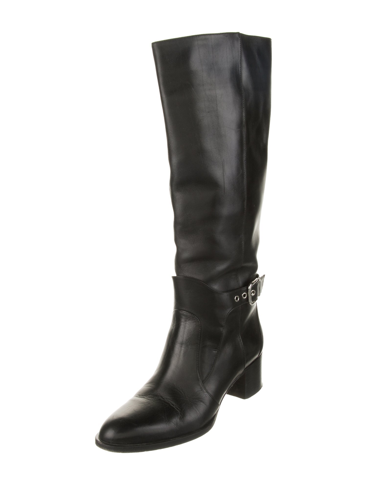 Gianvito Rossi Leather Riding Boots