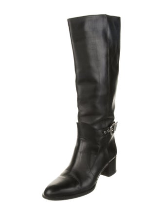 Gianvito Rossi Leather Riding Boots