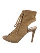 Gianvito Rossi Suede Lace-Up Boots