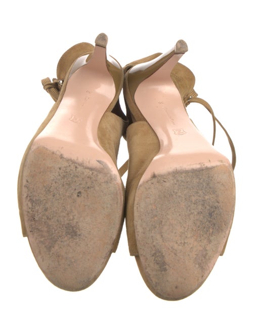 Gianvito Rossi Suede Lace-Up Boots