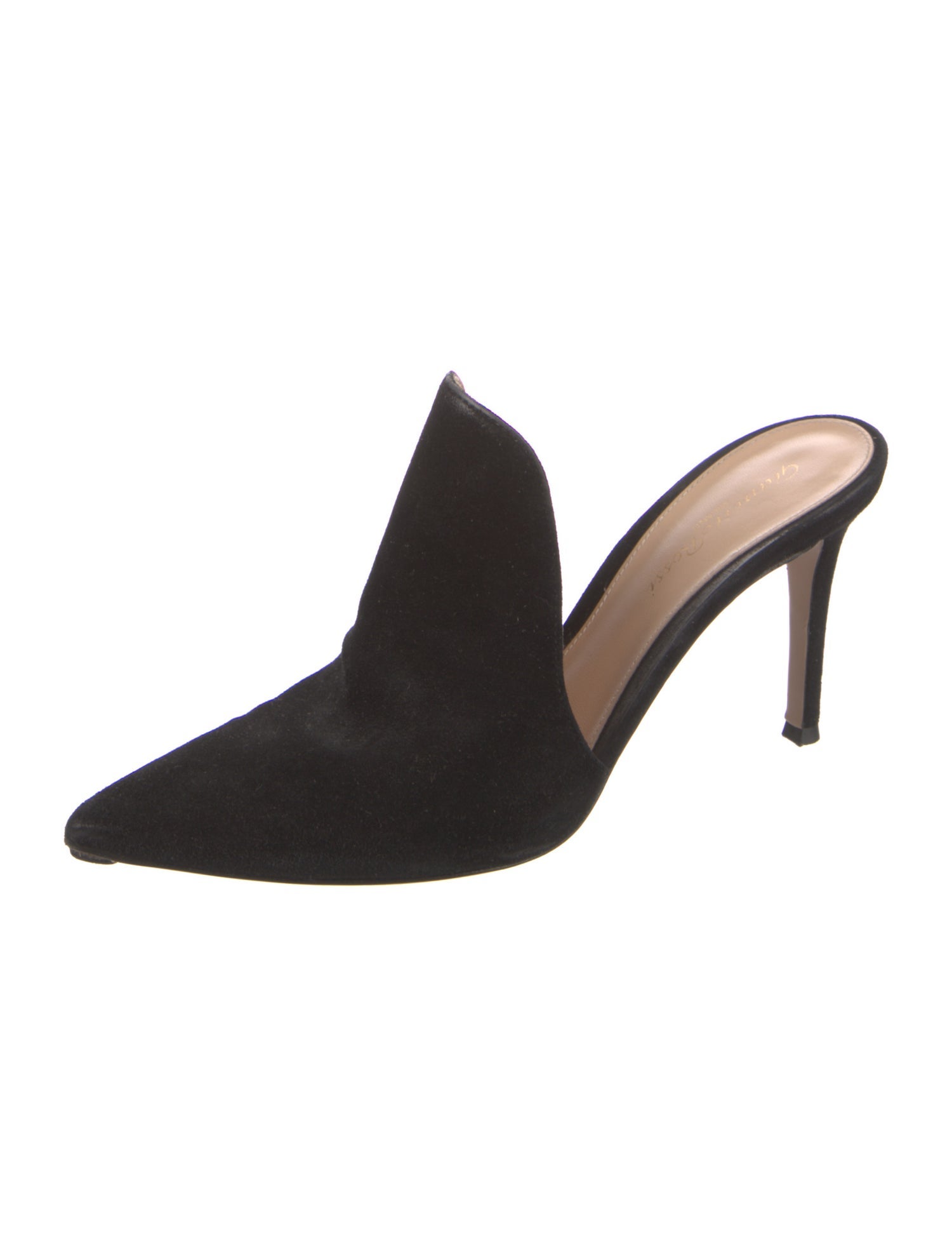 Gianvito Rossi Suede Mules