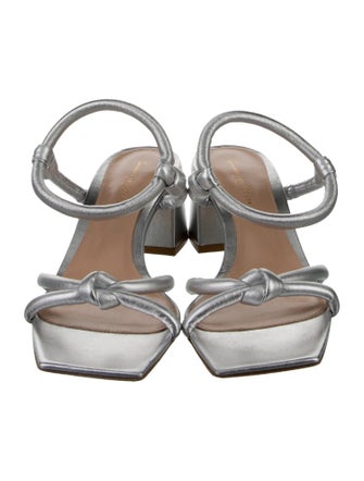 Gianvito Rossi Leather Slingback Sandals