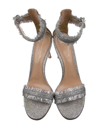 Gianvito Rossi Glitter Glitter Accents Sandals