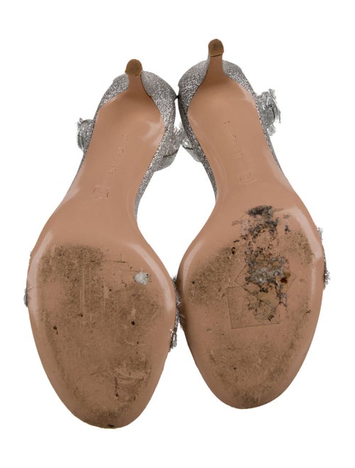 Gianvito Rossi Glitter Glitter Accents Sandals