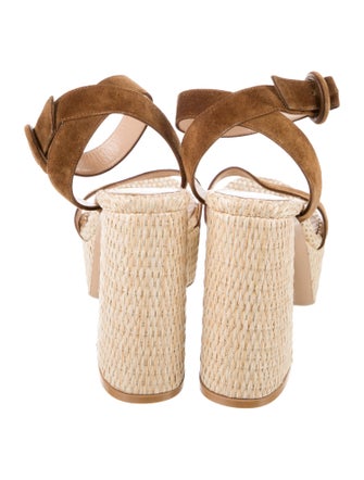 Gianvito Rossi Suede Espadrilles