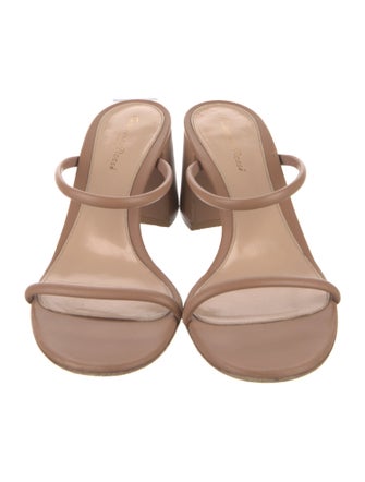 Gianvito Rossi Leather Slides