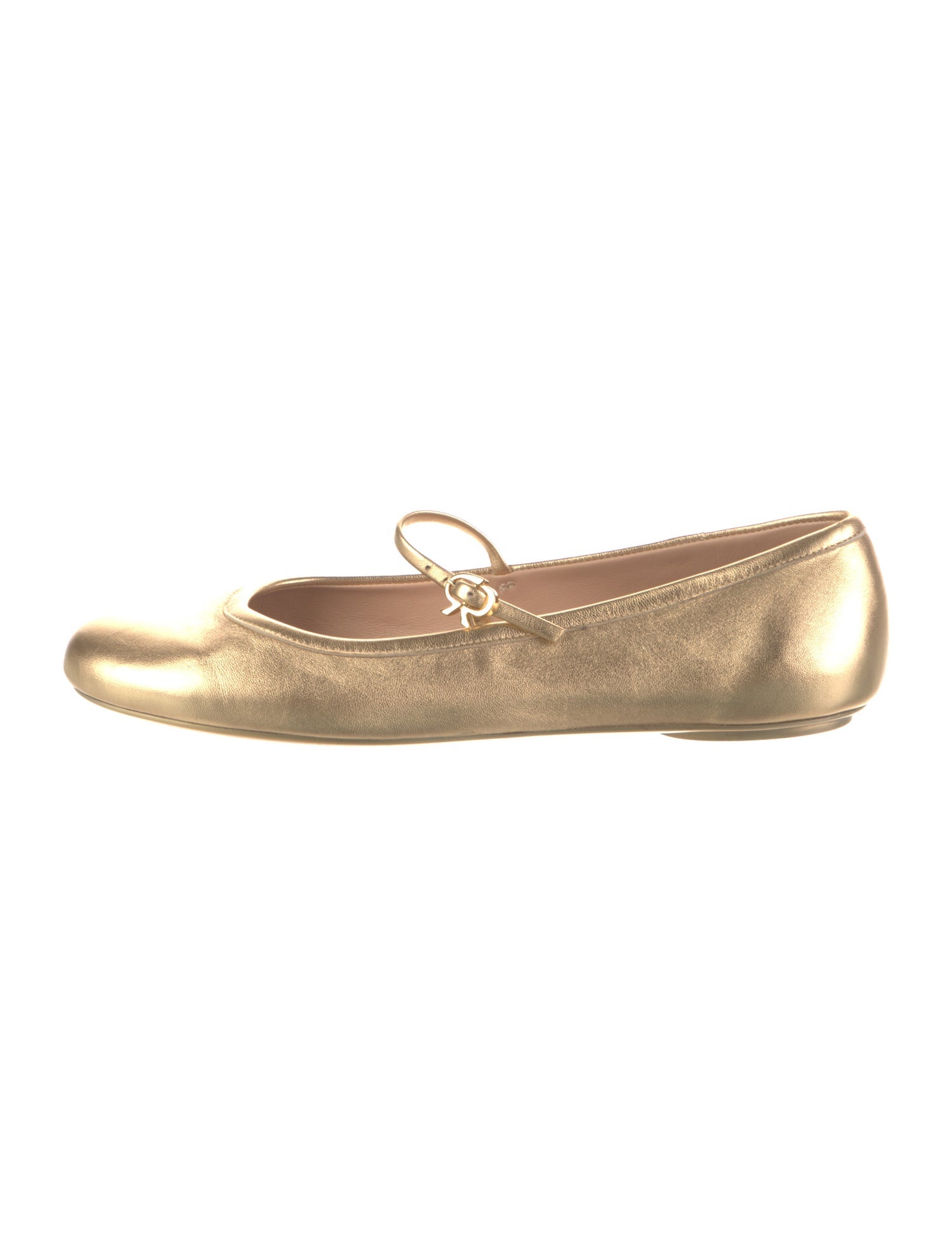 Gianvito Rossi Leather Mary Jane Flats