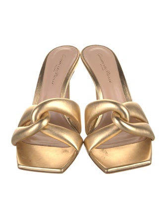 Gianvito Rossi Leather Slides