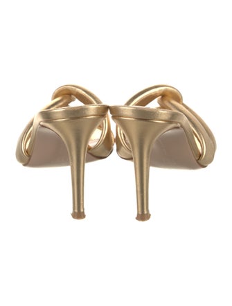 Gianvito Rossi Leather Slides