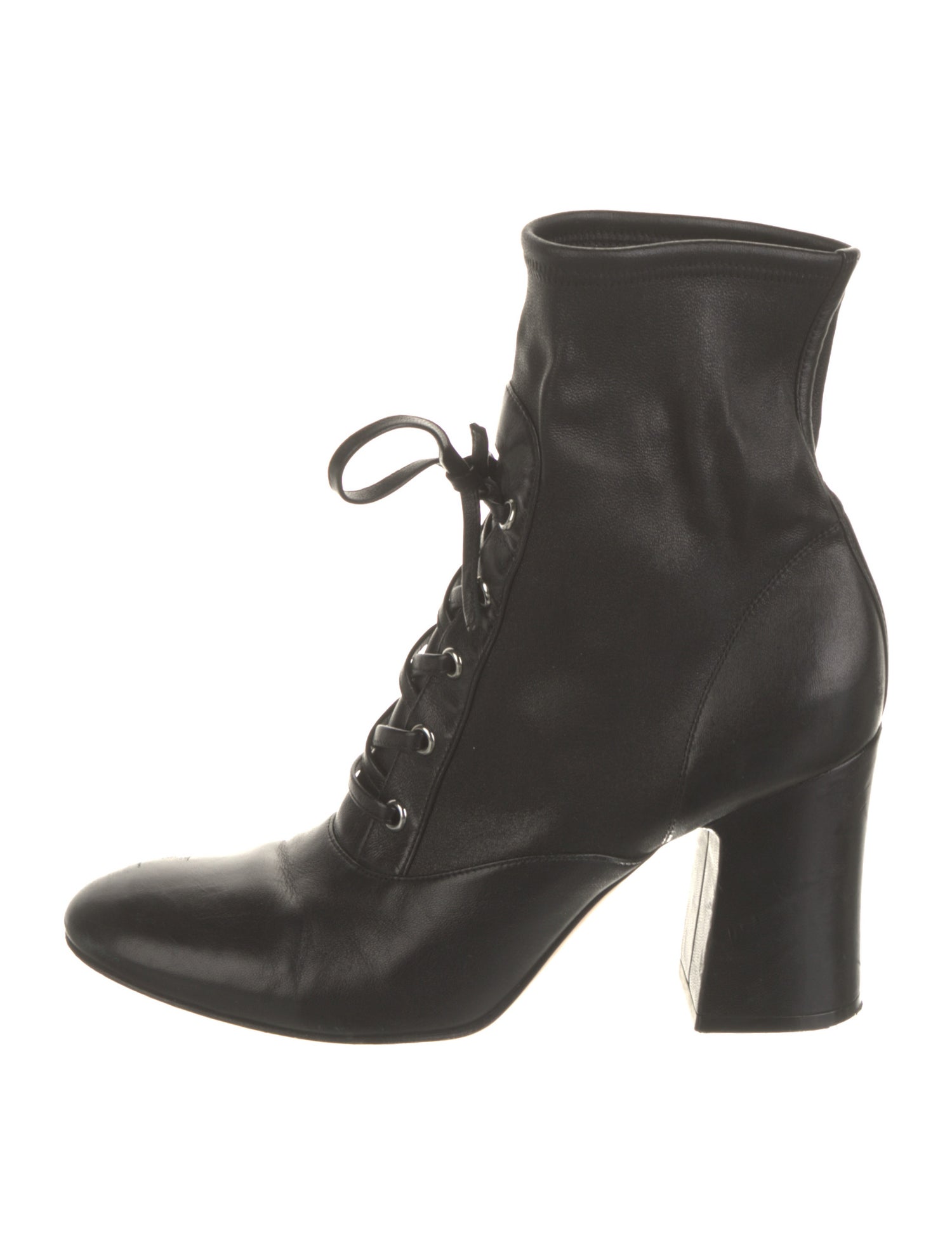 Gianvito Rossi Leather Lace-Up Boots
