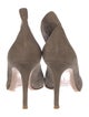 Gianvito Rossi Suede D'Orsay Pumps