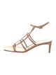 Gianvito Rossi Patent Leather Leather Trim Embellishment Gladiator Sandals