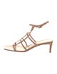 Gianvito Rossi Patent Leather Leather Trim Embellishment Gladiator Sandals