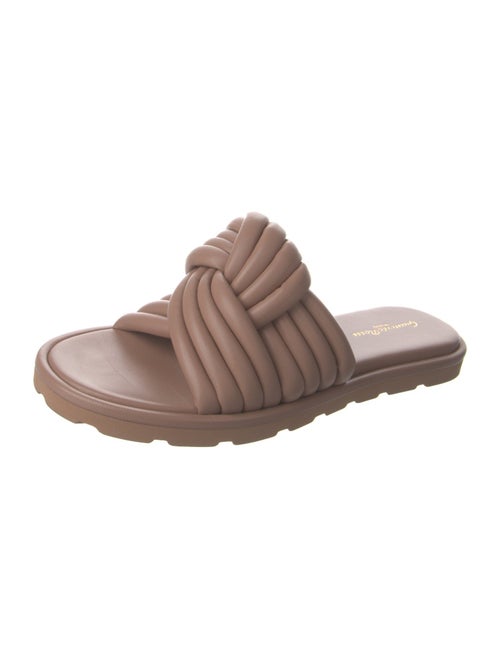 Gianvito Rossi Leather Slides