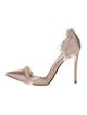 Gianvito Rossi Satin D'Orsay Pumps