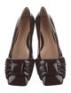 Gianvito Rossi Patent Leather Leather Trim Embellishment Flats