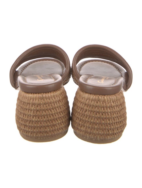 Gianvito Rossi Raffia Slides