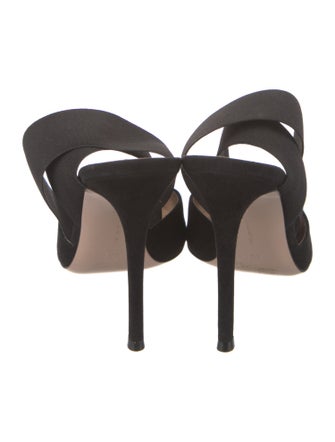 Gianvito Rossi Suede D'Orsay Pumps