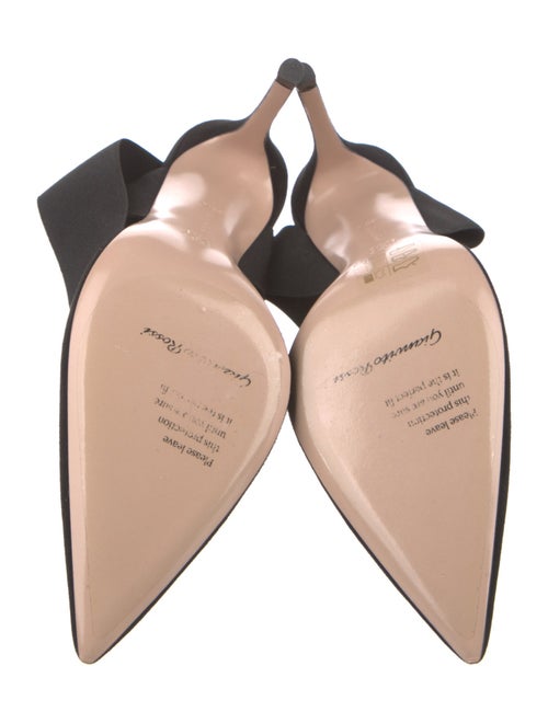 Gianvito Rossi Suede D'Orsay Pumps