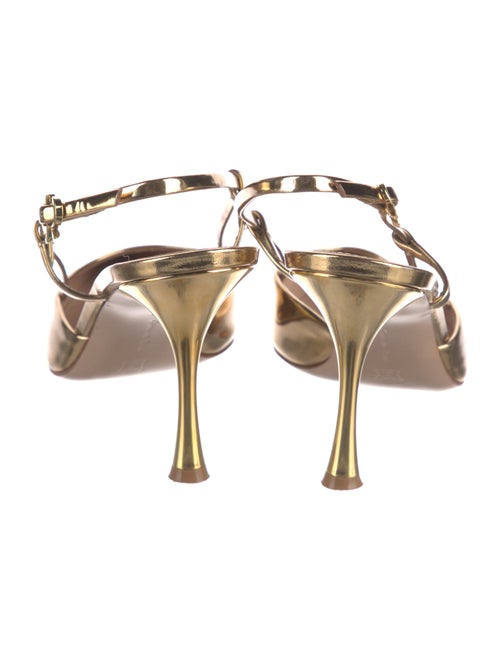 Gianvito Rossi Patent Leather Slingback Pumps