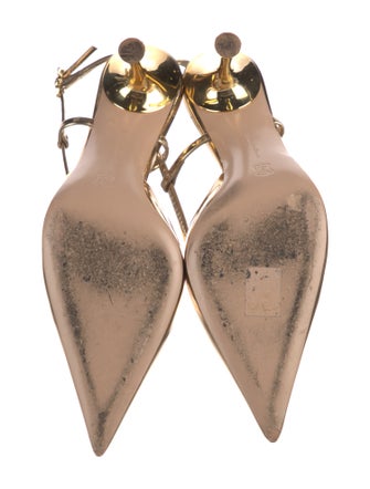 Gianvito Rossi Patent Leather Slingback Pumps