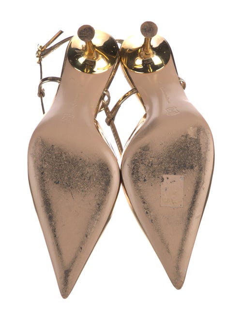 Gianvito Rossi Patent Leather Slingback Pumps