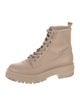 Gianvito Rossi Leather Combat Boots