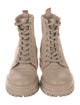 Gianvito Rossi Leather Combat Boots