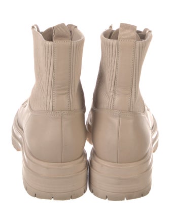 Gianvito Rossi Leather Combat Boots