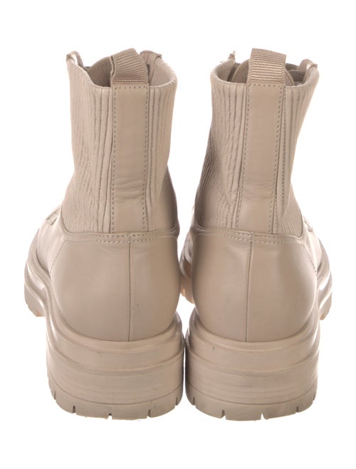 Gianvito Rossi Leather Combat Boots