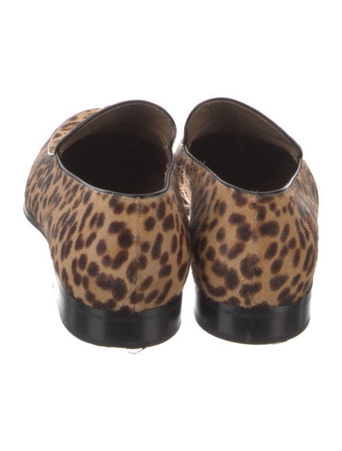 Gianvito Rossi Ponyhair Animal Print Dress Loafers