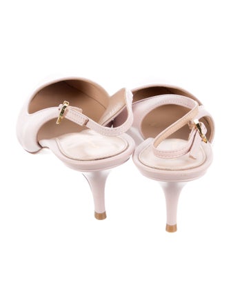 Gianvito Rossi Leather Slingback Pumps