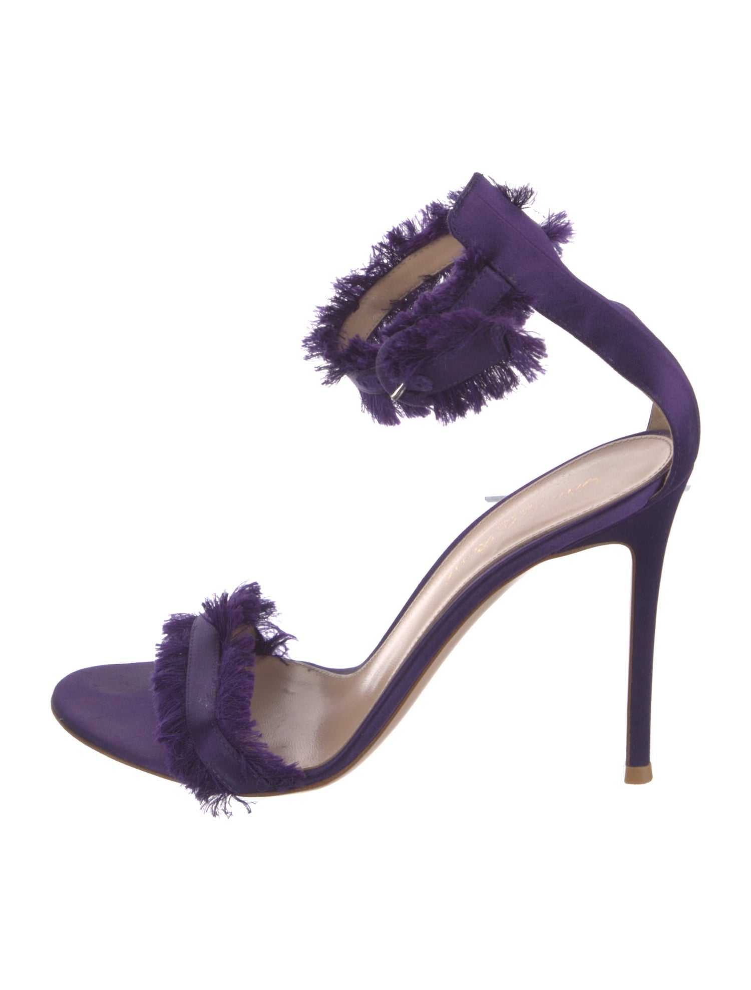 Gianvito Rossi Satin Sandals