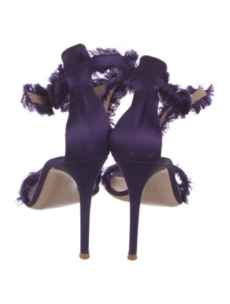 Gianvito Rossi Satin Sandals