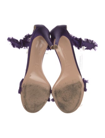 Gianvito Rossi Satin Sandals