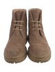 Gianvito Rossi Suede Combat Boots