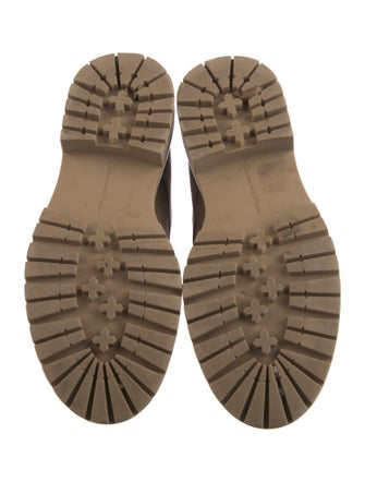 Gianvito Rossi Suede Combat Boots