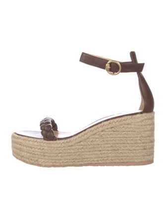 Gianvito Rossi Leather Espadrilles