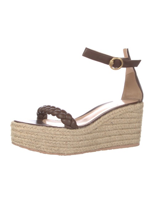 Gianvito Rossi Leather Espadrilles