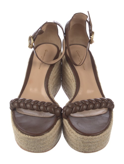 Gianvito Rossi Leather Espadrilles