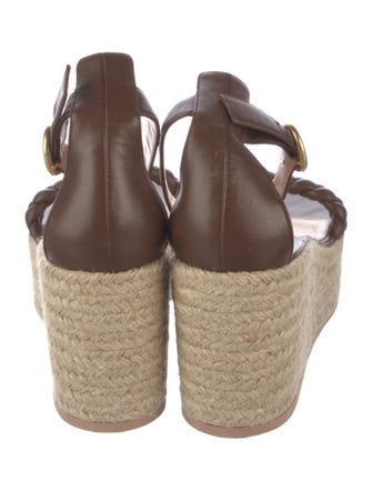 Gianvito Rossi Leather Espadrilles