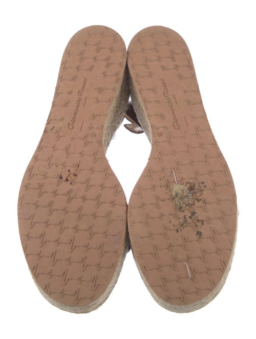 Gianvito Rossi Leather Espadrilles
