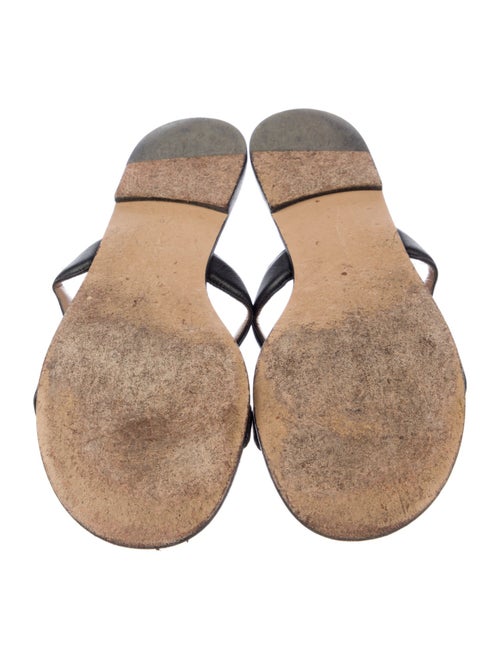 Gianvito Rossi Leather Slides