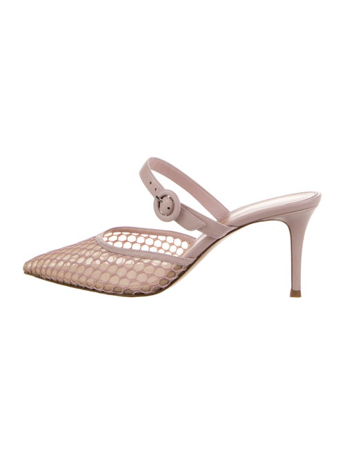 Gianvito Rossi Leather Mules