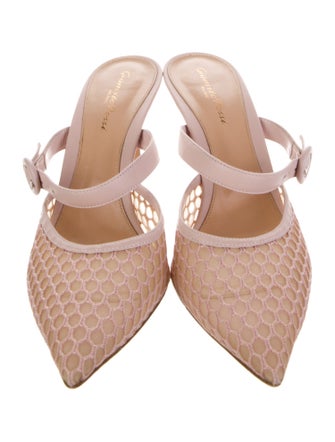 Gianvito Rossi Leather Mules