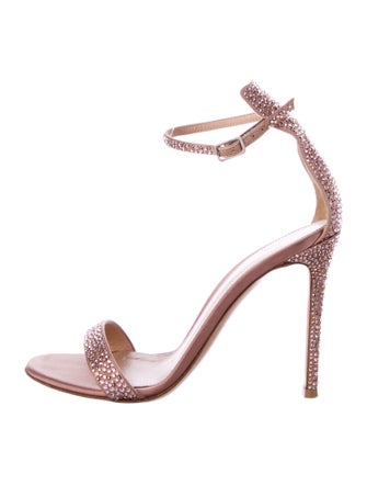 Gianvito Rossi Crystal Crystal Embellishments Sandals