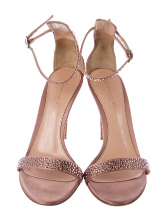 Gianvito Rossi Crystal Crystal Embellishments Sandals