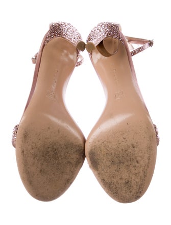Gianvito Rossi Crystal Crystal Embellishments Sandals