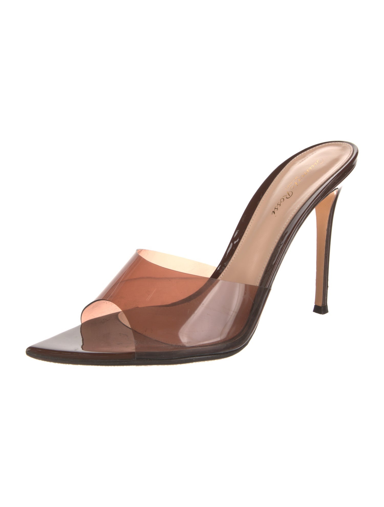 Gianvito Rossi Leather Mules